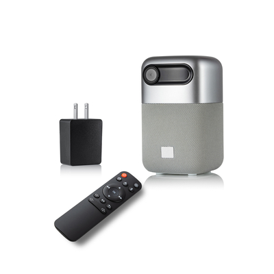 100 Lumen van Mini Battery Powered Projector 4k Wifi 854*480P