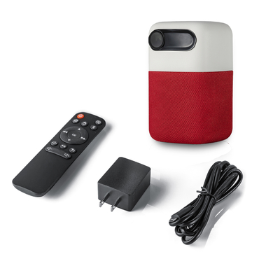 Android 9,0 Mini Pico Projector 100 ANSI Lumen Oranje Roze Gray Red Blue Color
