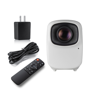 200 Lumen Bedrijfs Draagbare Openluchtprojectorlcd FHD Op batterijen 1.2m
