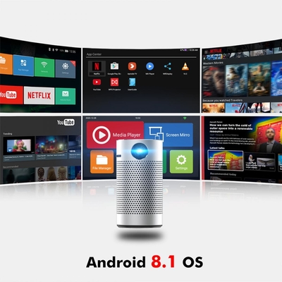 Openlucht Slimme Android-Draadloze 1080P LEIDENE van het Projectortheater DLP Mini Projector