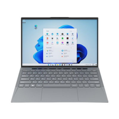 14 duim Draagbare Laptop Vensters 10 van Computertigerlakeu 1115G4 128GB SSD Metaalgrijs