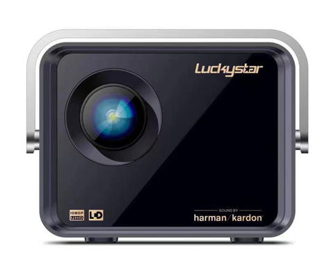 200 ANSI Lumen 3,5“ LCD Draagbare Projector 1080P Android 9,0 OS